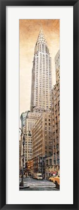 Framed Chrysler Building Print