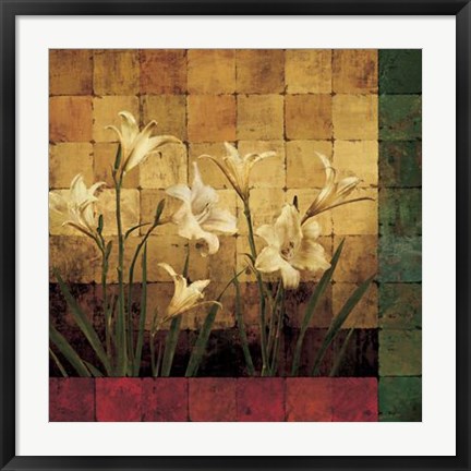 Framed Lily Garden Print