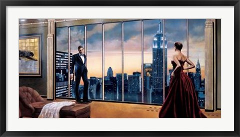 Framed Evening Romance Print