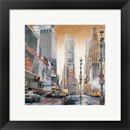 Framed Crossroads (Times Square) Print