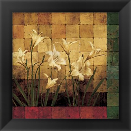 Framed Lily Garden Print