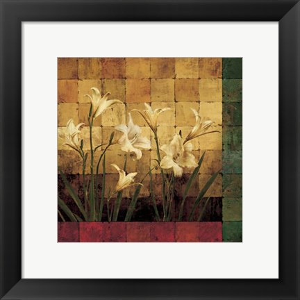 Framed Lily Garden Print