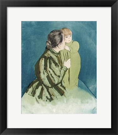 Framed Peasant Mother And Child Print