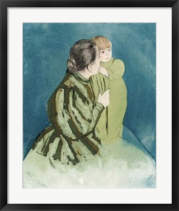 Framed Peasant Mother And Child Print