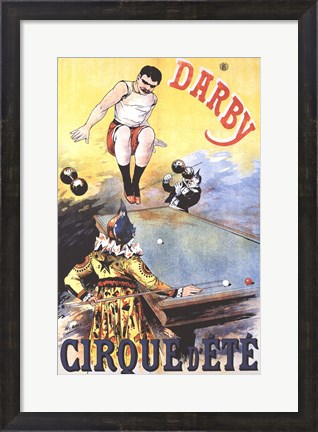 Framed Darby Cirque D&#39;ete Print