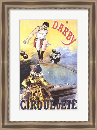 Framed Darby Cirque D&#39;ete Print