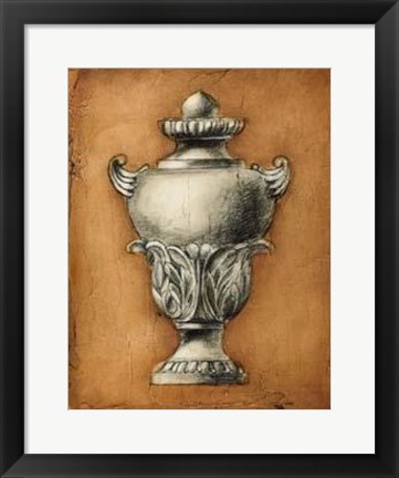 Framed Stone Vessel II Print