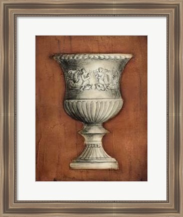 Framed Stone Vessel III Print