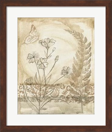 Framed Twilight Meadow III Print