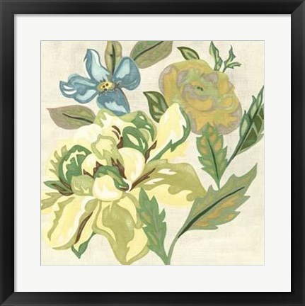 Framed Modern Chintz I Print