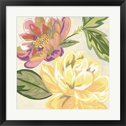 Framed Modern Chintz II Print