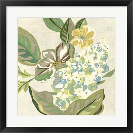 Framed Modern Chintz IV Print