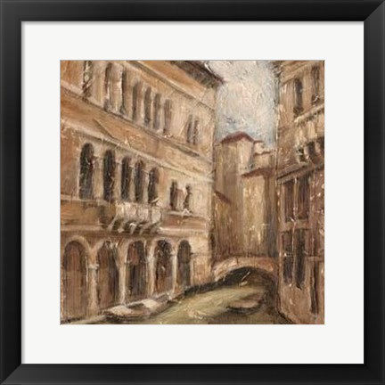 Framed Canal View IV Print