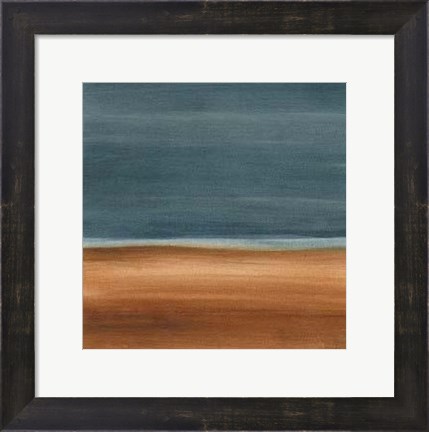 Framed Coastal Vista VII Print