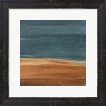 Framed Coastal Vista IX Print