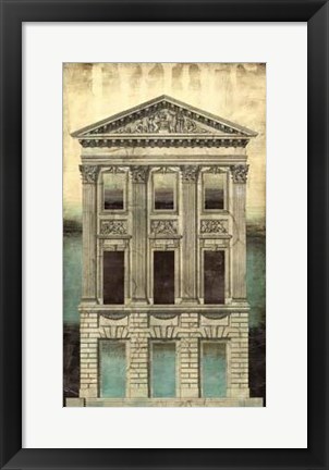 Framed Architectural Illusion I Print