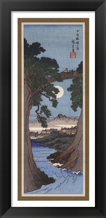 Framed Peaceful Village II Print