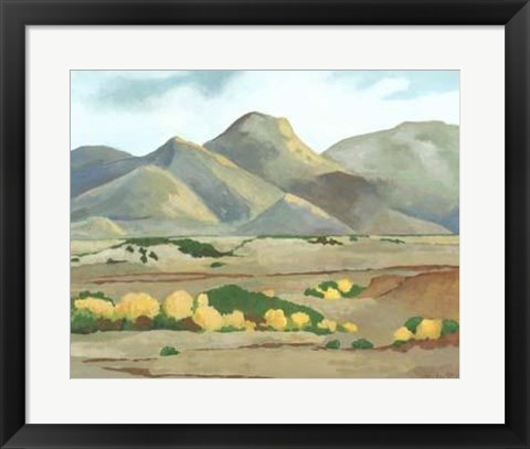 Framed Western Vista V Print