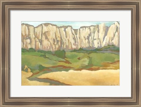 Framed Western Vista VI Print