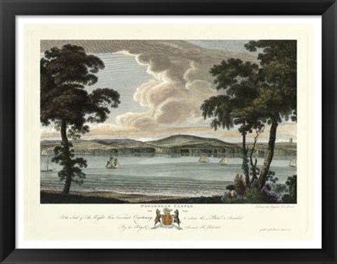 Framed Powderham Castle Print