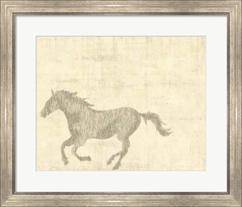 Framed Vintage Horse II Print