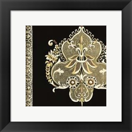 Framed Small Regal Adornments I Print