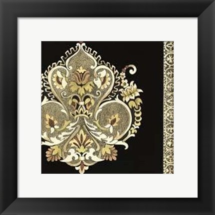 Framed Small Regal Adornments II Print