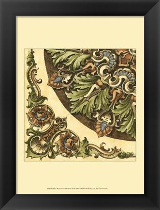 Framed Mini Renaissance Elements III Print