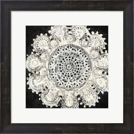 Framed Mini Abstract Rosette IV Print