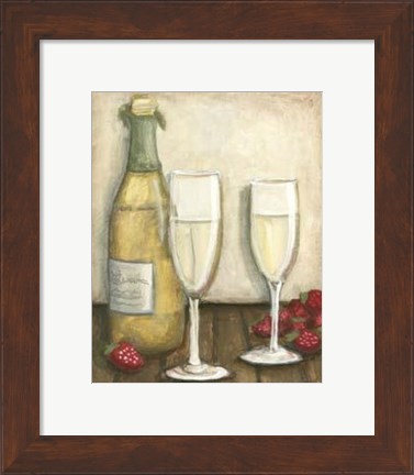 Framed Champagne Print