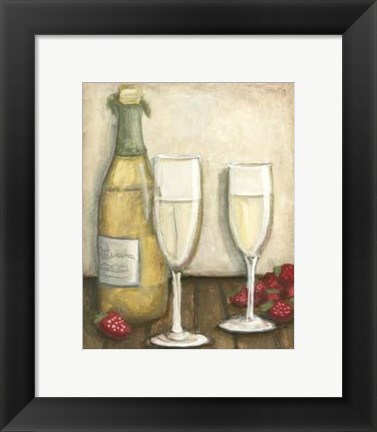 Framed Champagne Print