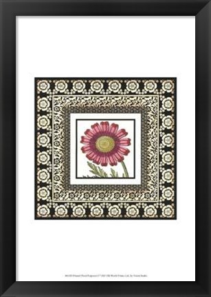 Framed Printed Floral Potpourri I Print