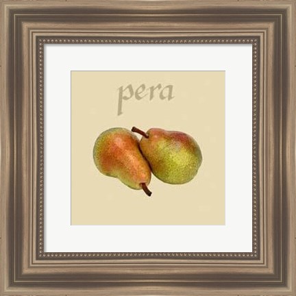 Framed Italian Fruit II Print