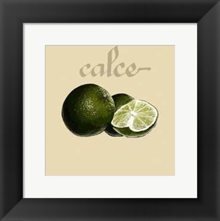 Framed Italian Fruit V Print