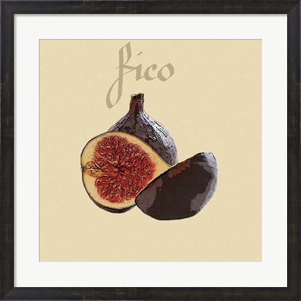 Framed Italian Fruit VI Print