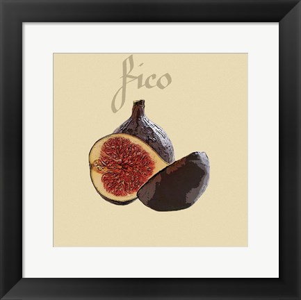 Framed Italian Fruit VI Print