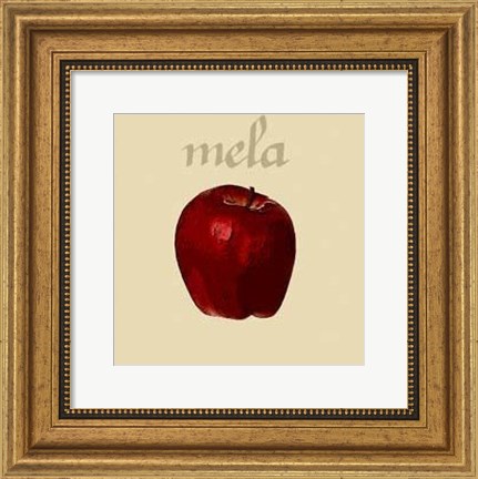 Framed Italian Fruit VIII Print