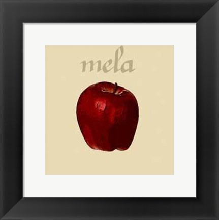 Framed Italian Fruit VIII Print