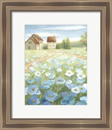 Framed Blue Meadow Print