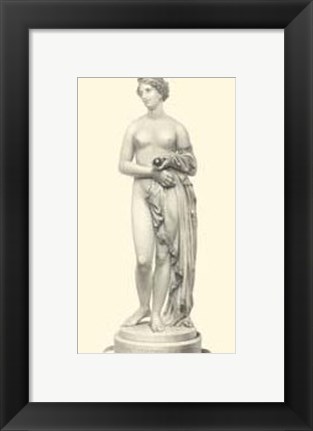 Framed Classical Statuary I Print