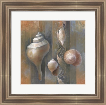 Framed Ocean Treasures I Print