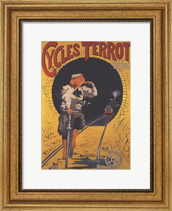 Framed Cycles Terrot Print