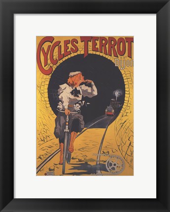 Framed Cycles Terrot Print