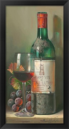 Framed Chateau Latour Print