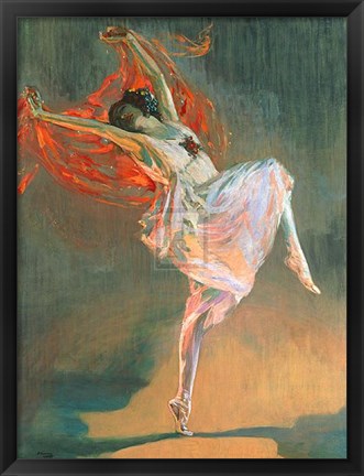 Framed Anna Pavlova Print