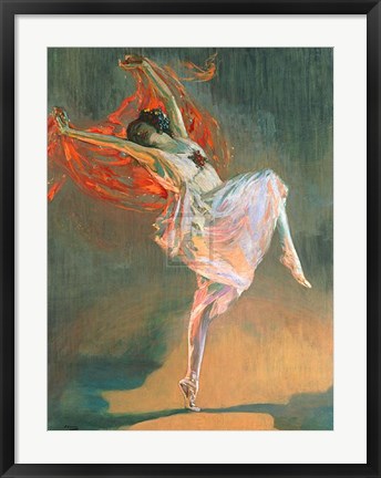 Framed Anna Pavlova Print