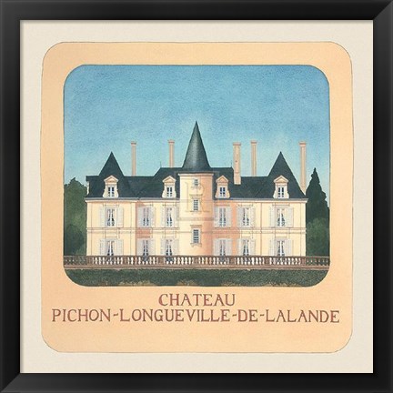 Framed Chateau Richon II Print