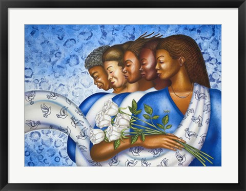 Framed Zetarations (Zeta Phi Beta) Print