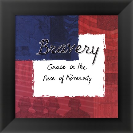 Framed Bravery Print