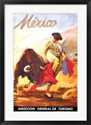 Framed Matador I Print